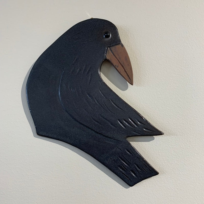 Black crow wall hanging