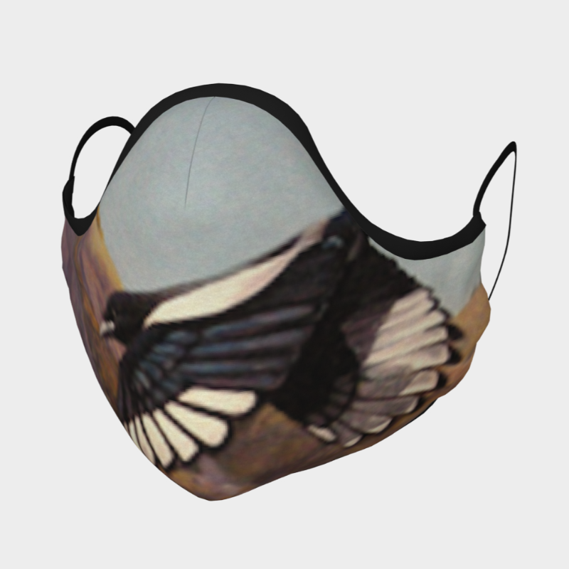 Outside of Ron Stacy Banner Mask