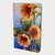 Notebook with sunflower print on covers